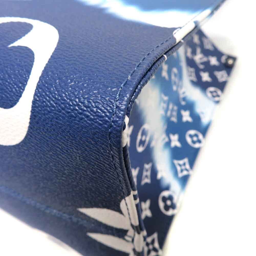 LOUIS VUITTON OnTheGo Handbag Tote Bag Blue Escale Spring Summer - Picture 6 of 11